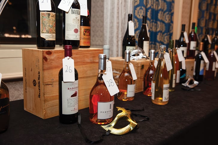 Wine auction options
