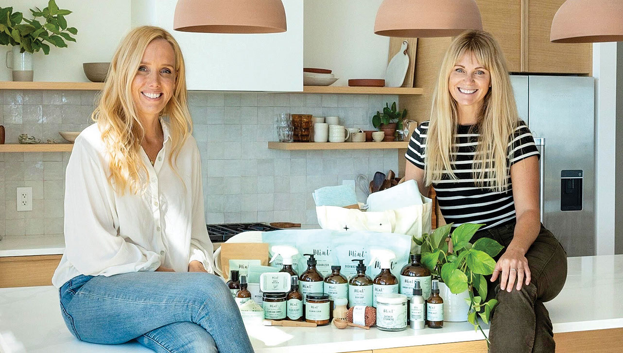 Mint Cleaning founders Robyn Mair and Monika Scott