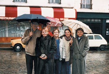 The Shields family in Paris