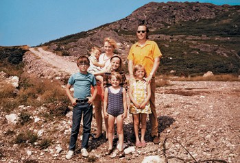 The Shields family on vacation, St. Pierre