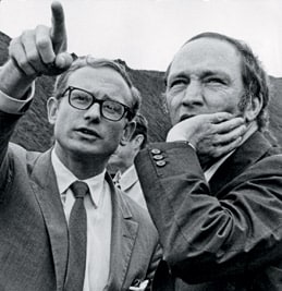 Edgar Kaiser Jr. and Pierre Trudeau