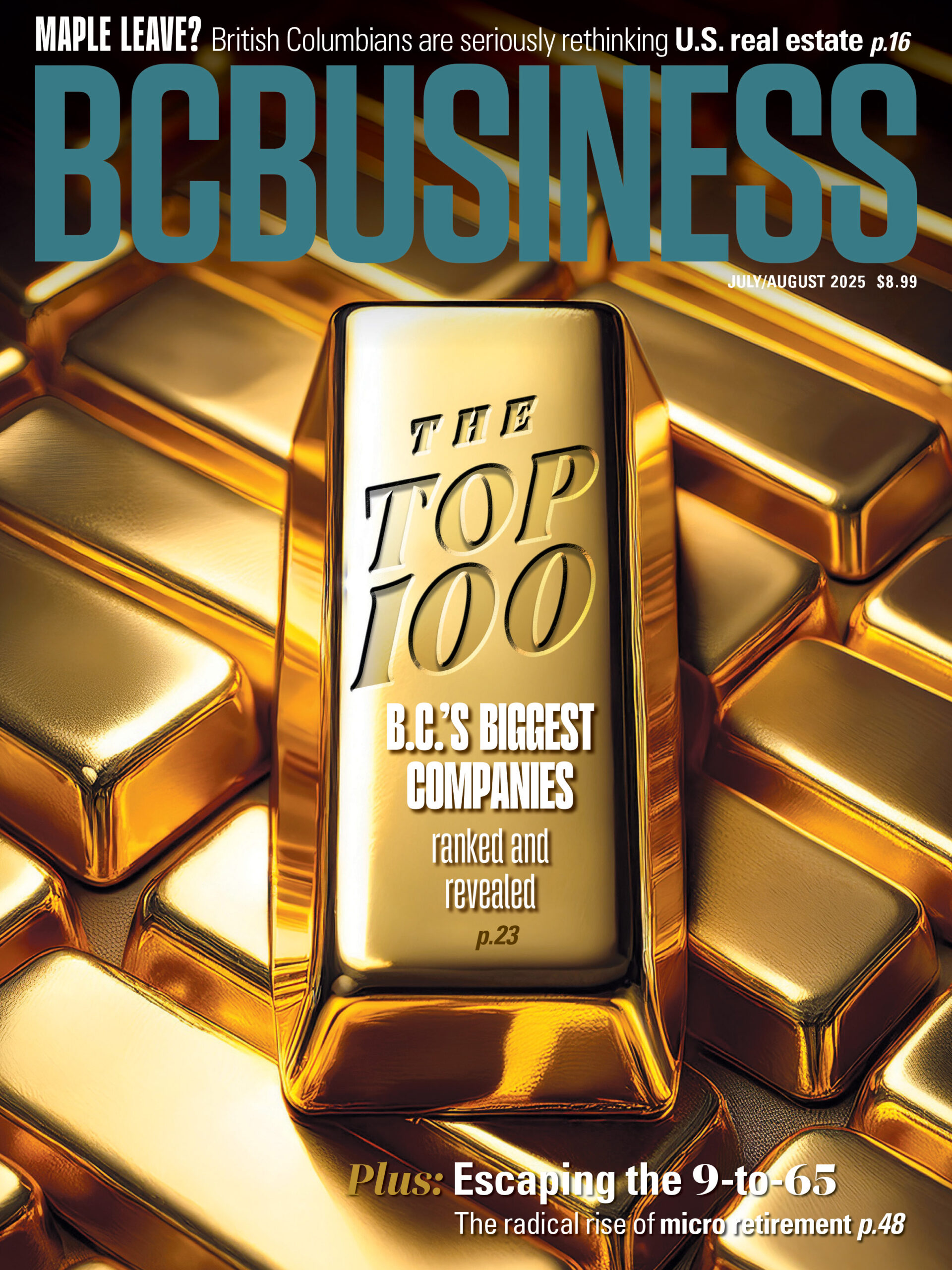 top 100 companies in bc magazine cover