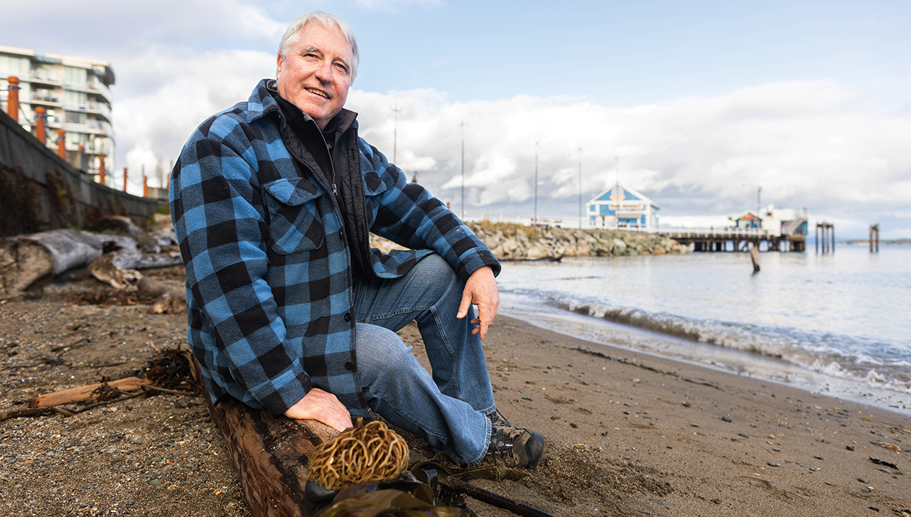 Bill Collins co-founder of Sidney-based Cascadia Seaweed