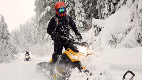 Snowmobiling in Whistler