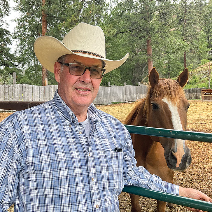 Brian Thomas and friend