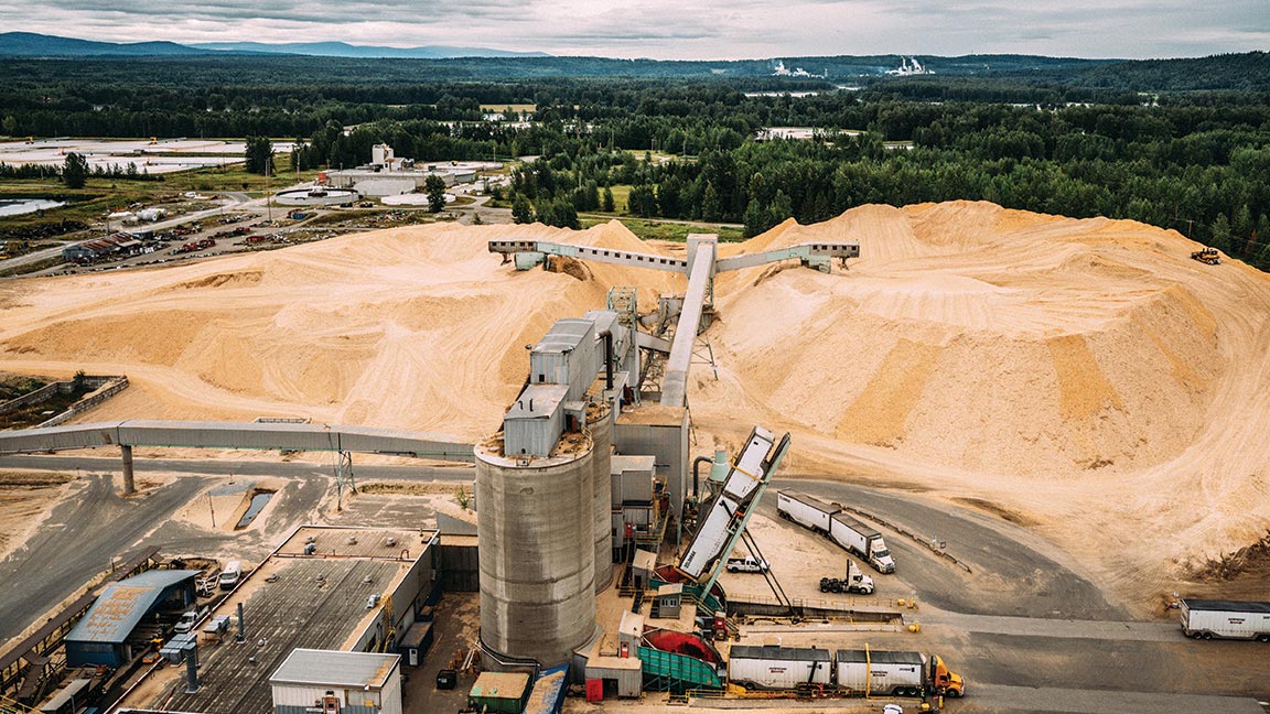 Canfor Pulp Products' Northwood Pulp Mill in Prince George