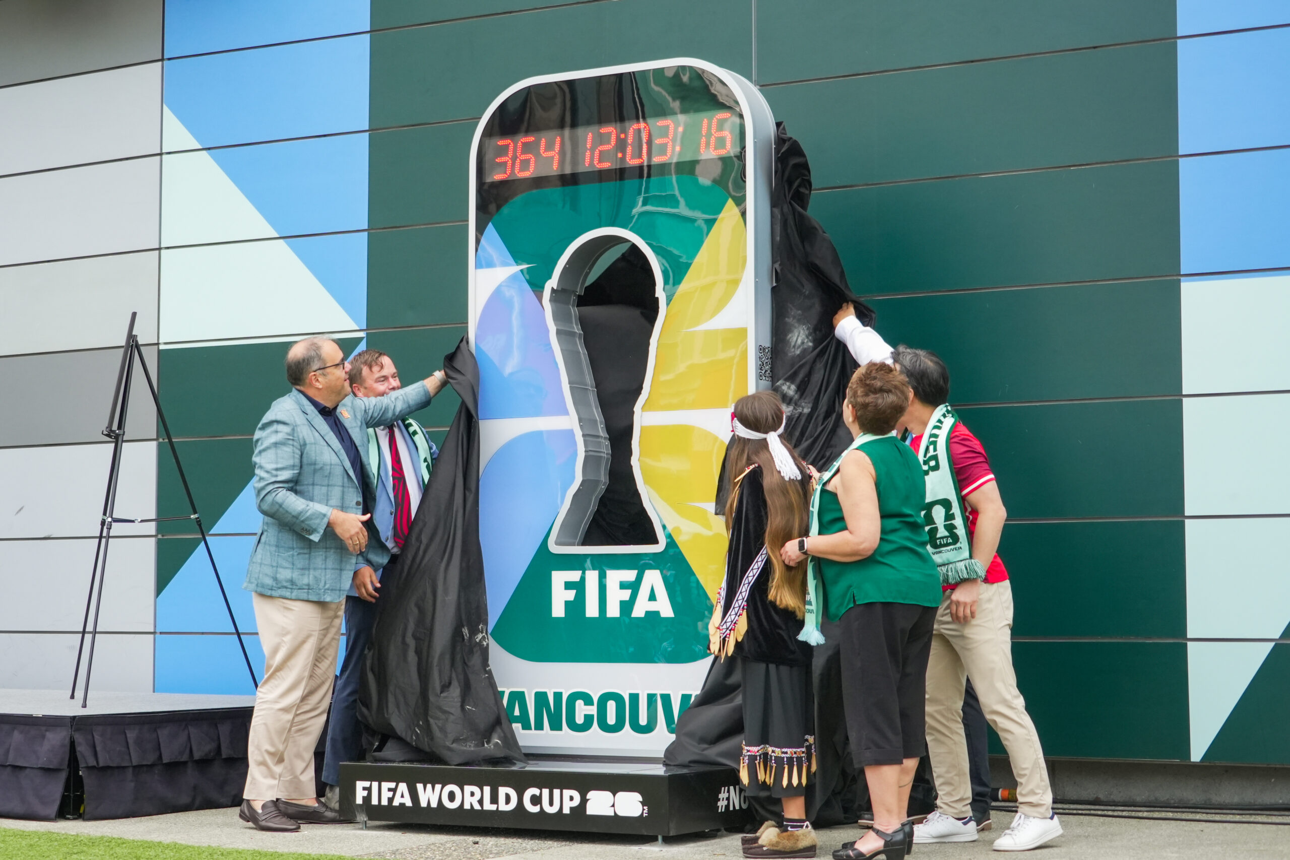 Unveiling of Vancouver’s official Host City Countdown Clock