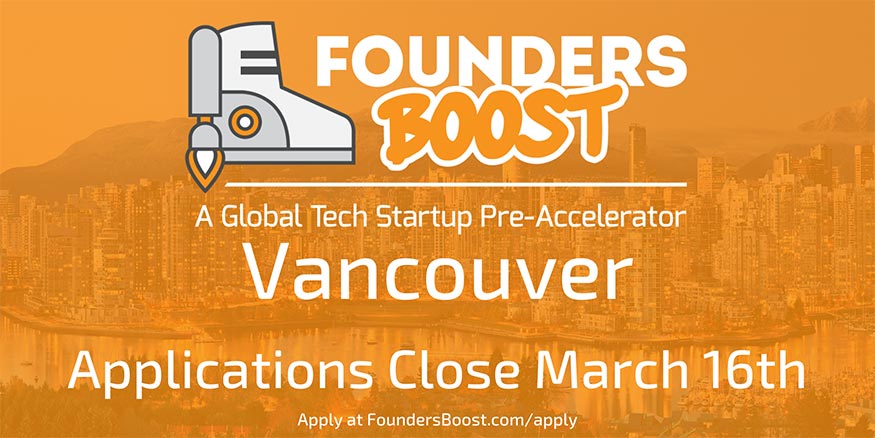 FoundersBoost-Vancouver-application-announcement