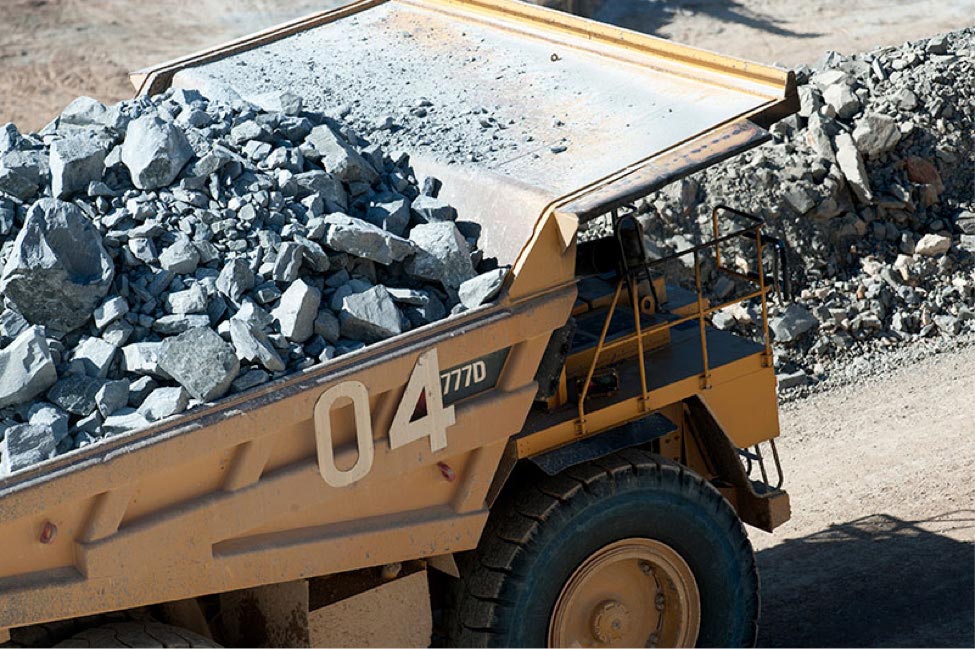Hauling ore at B2Gold's Otjikoto Mine in Namibia
