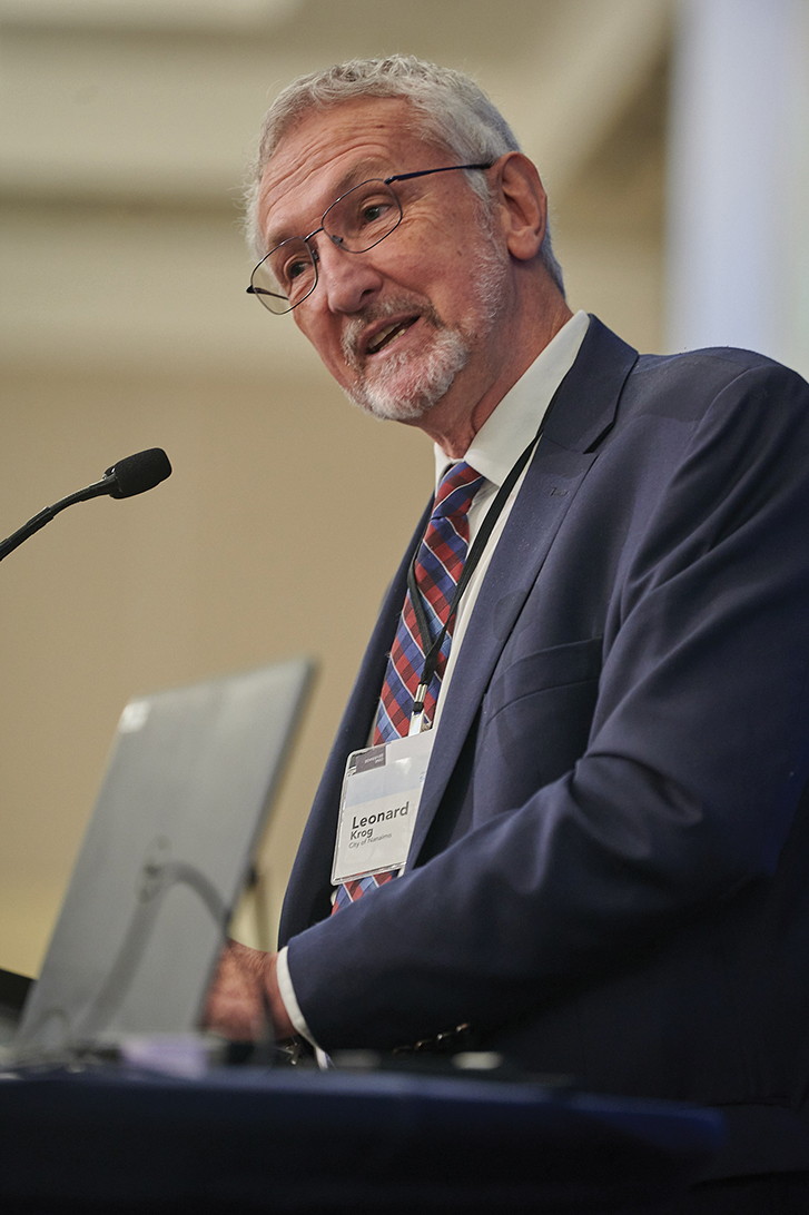 Leonard Krog, mayor of Nanaimo