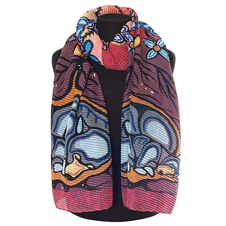 Native Northwest Sleeping Bears eco scarf