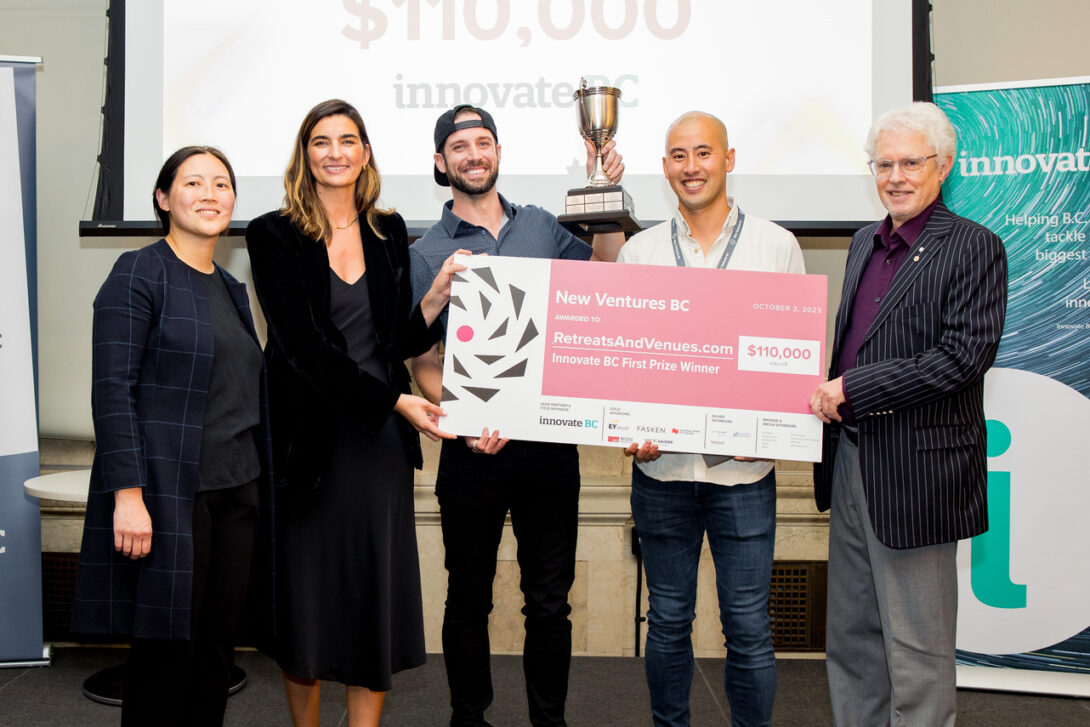 RetreatsandVenues wins New Ventures BC Competition