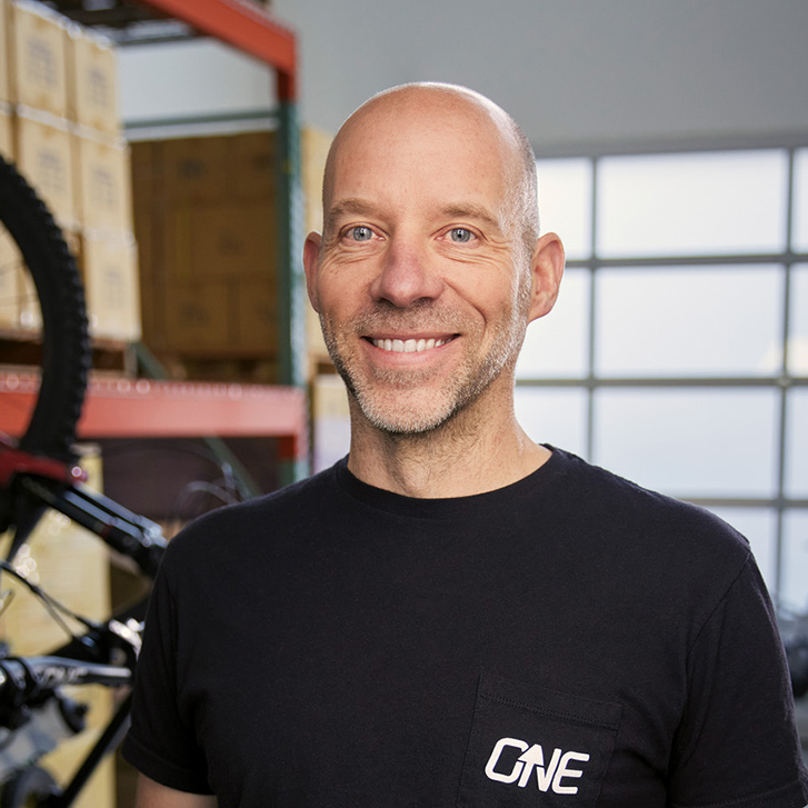 Credit: Christian Tisdale Photography. OneUp Components co-owner and CFO Chris Heynen