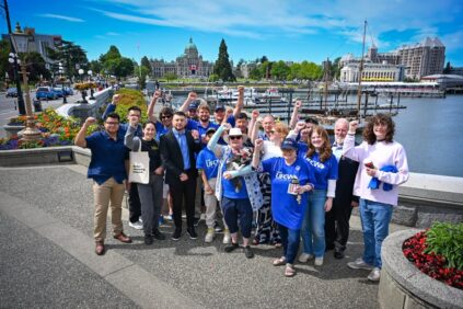 Victoria Uber drivers celebrating victory over union status