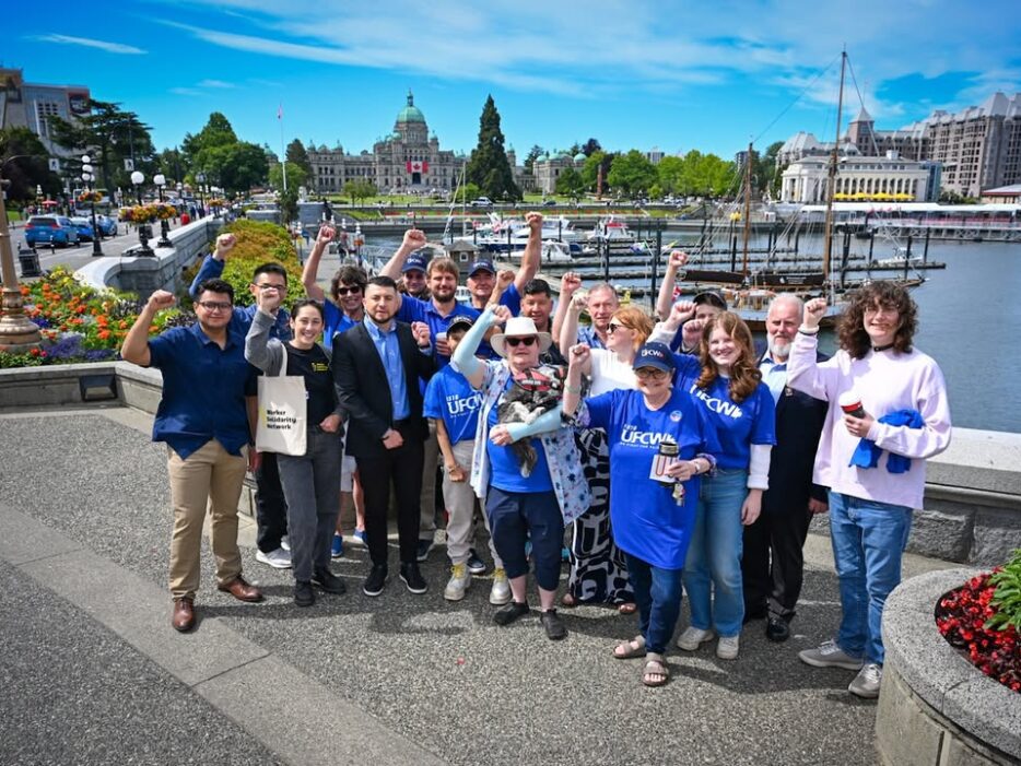 Victoria Uber drivers celebrating victory over union status