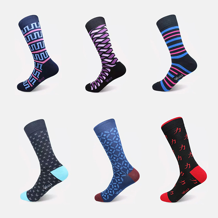 Delta’s Wolf Clothing Co. has classy and fun sock designs for every occasion