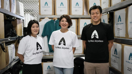 Members of the Any wear Anywhere team