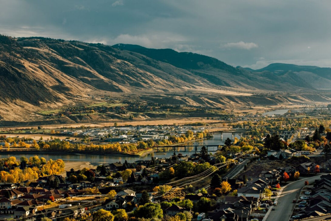 Kamloops from the air