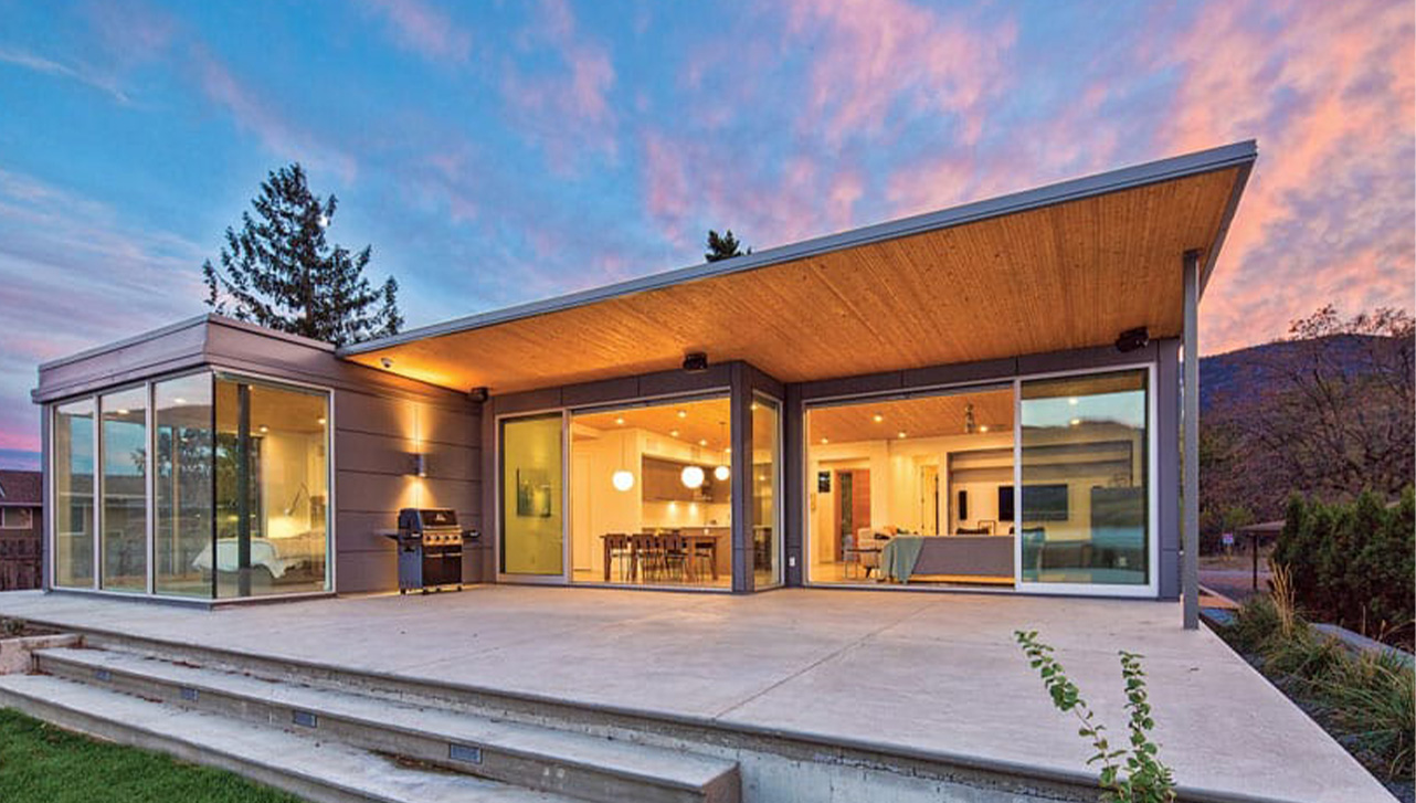 MOD SQUAD Calgary-based Horizon North acquired Karoleena in 2016, but the latter’s Scandinavian-style modern homes are still made in Kamloops.